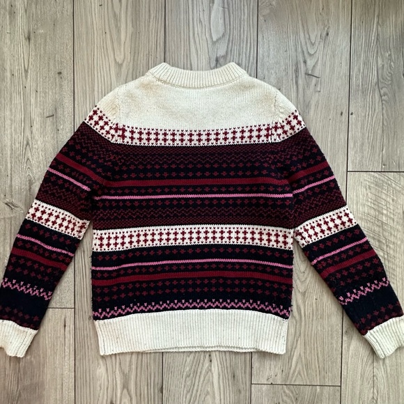 Tara Jarmon Fair Isle Sweater Sz. S - Picture 4 of 6